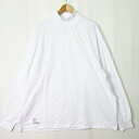【中古】フレッシュサービス fresh service CORPORATE L/S MOCK NECK TEE モックネック Tシャツ 長袖 L ホワイト 2sa6659 メンズ 【ベクトル 古着】 250626