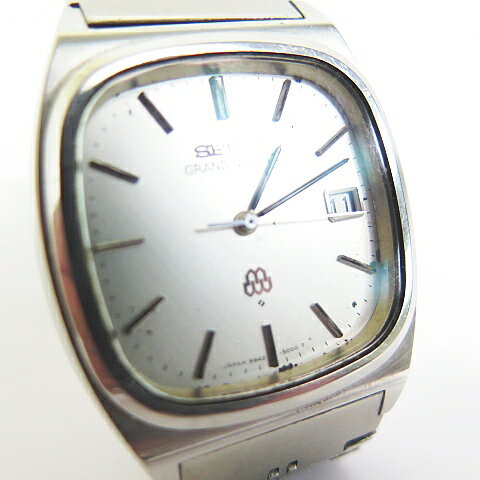 【中古】セイコー SEIKO GRAND QUARTZ 9942-5000 腕時計 クオーツ 3針 デイト シルバー文字盤 稼働品 ジャンク扱い 2sa7346 【ベクトル 古着】 260315