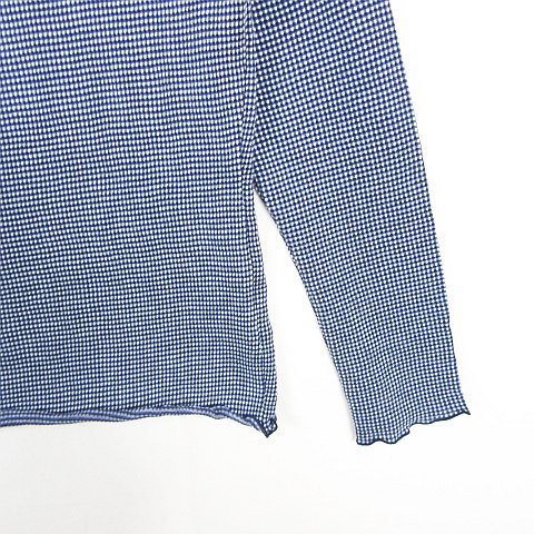 【中古】ロペピクニック ROPE Picnic カットソー Tシャツ 長袖 レーヨン 38 ブルー チェック kz15273 レディース 【ベクトル 古着】 260430 vectorpremium-19056910 ブランド古着ベクトルプレミアム店 サンプル画像2