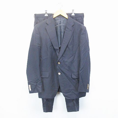 【中古】ランバン LANVIN セットアップ ジャケット パンツ テーラード 背抜き 2B ネイビー ※EKM メンズ 【ベクトル 古着】 180921 ベクトル店