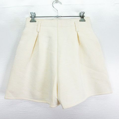 【中古】シュープリームララ Supreme.La.La. Supreme LaLa パンツ ボトムス キュロット ボンディング加工 ストレッチ S ホワイト ※EKM レディース 【ベクトル 古着】 230927