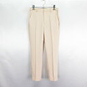【中古】ユナイテッドアローズ A DAY IN THE LIFE UNITED ARROWS パンツ ボトムス テーパード とろみ センタープレス 36 ライトオレンジ ※EKM レディース 【ベクトル 古着】 240912(4)