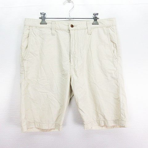 【中古】エドウィン EDWIN K5901 ショートパンツ ボトムス チノショーツ コットン M ライトベージュ ※EKM メンズ 【ベクトル 古着】 241105