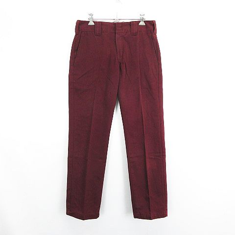 【中古】ディッキーズ Dickies UM874 ワークパンツ ボトムス ストレート ローライズ 28 ワイン ※EKM メンズ 【ベクトル 古着】 250305 【中古】ディッキーズ Dickies UM874 ワークパンツ ボトムス ストレート ローライズ 28 ワイン ※EKM メンズ 【ベクトル 古着】 250305