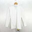 【中古】未使用品 アンダーアーマー UNDER ARMOUR EVO インナーシャツ 長袖 ハイネック 切替 ロゴ ストレッチ XL ホワイト ゴルフウェア ※...
