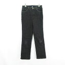 【中古】サムシング something Vienus Jean 97002 デニム ジーンズ ボトムス ストレート ストレッチ 31 ブラック ※EKM レディース 【ベクトル 古着】 250403(4)