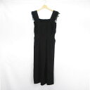 【中古】アクシーズファム axes femme オールインワン サロペット ロング丈 レース M ブラック ※EKM レディース 【ベクトル 古着】 250508