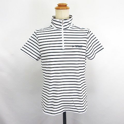 【中古】ダンロップモータースポーツ DUNLOP MOTORSPORT Tシャツ カットソー ハイネック ハーフジップ ..