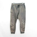 【中古】アンダーアーマー UNDER ARMOUR ジャージ パンツ ボトムス ロング丈 ジョガー 裏起毛 コールドギア ロゴ MD グレージュ スポーツウェア ※EKM メンズ 【ベクトル 古着】 250710(4)