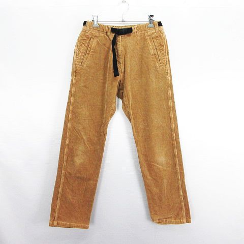 【中古】エーグル AIGLE 8605-15505 パンツ ボトムス コーデュロイ ロング丈 ロゴ ストレッチ M キャメル ※EKM レディース 【ベクトル ...