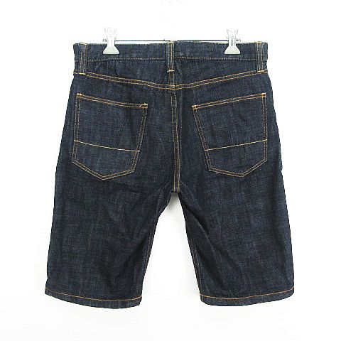 【中古】無印良品 良品計画 デニム ジーンズ ボトムス ショート ハーフ S インディゴ ※EKM メンズ 【ベクトル 古着】 251008