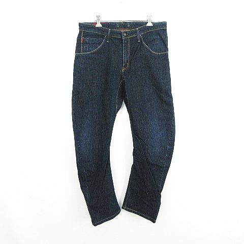 【中古】エドウィン EDWIN BLUE TRIP EB0002 デニム ジーンズ ボトムス 立体裁断 ストレッチ 32 インディゴ ※EKM メンズ 【ベクトル 古着】 251108