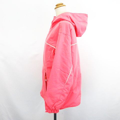 【中古】エレッセ ellesse ジャケット アウター 長袖 フード ジップアップ 中綿 裏...