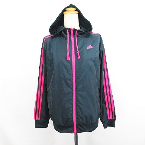 【中古】アディダス adidas ジャンパー ブルゾン ウィンドブレーカー 長袖 フード ジップアップ ライン ロゴ 切替 裏メッシュ L グレー×ピンク スポーツウェア ※EKM レディース 【ベクトル 古着】 260423ブランドアディダス adidas表記サイズL実寸サイズ肩幅：37.5cm　身幅：52.5cm　着丈：62cm　袖丈：61cm　　素材【表生地】 ポリエステル100% 【後身頃下部分】 ポリエステル100% 【裏生地】 ポリエステル100%色グレー×ピンク ※照明や撮影環境により、実物と若干お色が違う場合がございます。予めご了承下さい。状態胸のロゴプリントの劣化による色移りがありますが、その他に目立ったダメージはなく、問題なくご使用いただける商品です。 ※あくまでも中古品ですので掲載写真や記載内容をご確認いただき、ご理解の上ご購入ください。 商品のお問い合わせの回答を休止しております。＊各商品ページの商品詳細等をご確認の上ご購入ください。【中古】アディダス adidas ジャンパー ブルゾン ウィンドブレーカー 長袖 フード ジップアップ ライン ロゴ 切替 裏メッシュ L グレー×ピンク スポーツウェア ※EKM レディース 【ベクトル 古着】 260423状態ランク　”AB”詳細については、下記および「状態ランクについて」ページをご覧ください。未使用・新品の商品ほぼ新品同様の商品使用感が少なく、かなり状態の良い商品使用感はあるが、傷や汚れの少ない商品使用感の他、傷や汚れが見られる商品かなり大きな傷みがある難あり商品※S〜CランクはUSED品となりますので、使用感をご理解の上でご入札下さい。状態ランクについてinformationブランドアディダス adidas表記サイズL実寸サイズ肩幅：37.5cm　身幅：52.5cm　着丈：62cm　袖丈：61cm　　素材【表生地】 ポリエステル100% 【後身頃下部分】 ポリエステル100% 【裏生地】 ポリエステル100%色グレー×ピンク ※照明や撮影環境により、実物と若干お色が違う場合がございます。予めご了承下さい。状態胸のロゴプリントの劣化による色移りがありますが、その他に目立ったダメージはなく、問題なくご使用いただける商品です。 ※あくまでも中古品ですので掲載写真や記載内容をご確認いただき、ご理解の上ご購入ください。 商品のお問い合わせの回答を休止しております。＊各商品ページの商品詳細等をご確認の上ご購入ください。本商品は一点物です他サイトや店舗にて販売している商品です。多少のお時間差にて欠品になることもございます。予めご了承頂ますようお願い致します。ベクトル・サイズガイドはこちらこの商品と同じブランドの商品を見る