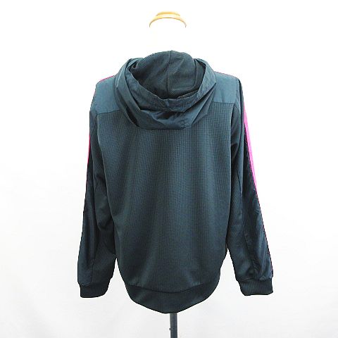 【中古】アディダス adidas ジャンパー ブルゾン ウィンドブレーカー 長袖 フード ...