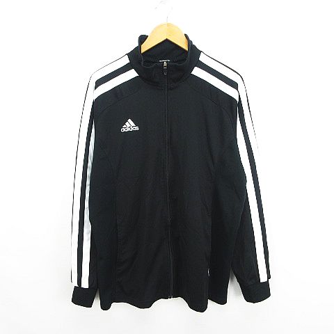 【中古】アディダス adidas ジャージ トラックジャケット 長袖 ジップアップ ライン ロゴ XO ブラック スポーツウェア ※EKM メンズ 【ベクトル 古着】 260701ブランドアディダス adidas表記サイズXO実寸サイズ身幅：61cm　着丈：71.5cm　ゆき丈：86cm　　素材【本体】 ポリエステル100% 【リブ部分】 ポリエステル97% ポリウレタン3%色ブラック ※照明や撮影環境により、実物と若干お色が違う場合がございます。予めご了承下さい。状態使用感が少なく、かなり状態の良い商品です。 ※あくまでも中古品ですので掲載写真や記載内容をご確認いただき、ご理解の上ご購入ください。 商品のお問い合わせの回答を休止しております。＊各商品ページの商品詳細等をご確認の上ご購入ください。【中古】アディダス adidas ジャージ トラックジャケット 長袖 ジップアップ ライン ロゴ XO ブラック スポーツウェア ※EKM メンズ 【ベクトル 古着】 260701状態ランク　”A”詳細については、下記および「状態ランクについて」ページをご覧ください。未使用・新品の商品ほぼ新品同様の商品使用感が少なく、かなり状態の良い商品使用感はあるが、傷や汚れの少ない商品使用感の他、傷や汚れが見られる商品かなり大きな傷みがある難あり商品※S〜CランクはUSED品となりますので、使用感をご理解の上でご入札下さい。状態ランクについてinformationブランドアディダス adidas表記サイズXO実寸サイズ身幅：61cm　着丈：71.5cm　ゆき丈：86cm　　素材【本体】 ポリエステル100% 【リブ部分】 ポリエステル97% ポリウレタン3%色ブラック ※照明や撮影環境により、実物と若干お色が違う場合がございます。予めご了承下さい。状態使用感が少なく、かなり状態の良い商品です。 ※あくまでも中古品ですので掲載写真や記載内容をご確認いただき、ご理解の上ご購入ください。 商品のお問い合わせの回答を休止しております。＊各商品ページの商品詳細等をご確認の上ご購入ください。本商品は一点物です他サイトや店舗にて販売している商品です。多少のお時間差にて欠品になることもございます。予めご了承頂ますようお願い致します。ベクトル・サイズガイドはこちらこの商品と同じブランドの商品を見る