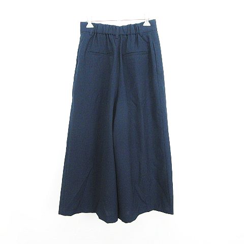 【中古】ロペピクニック ROPE Picnic ワイドパンツ ボトムス クロップド オックスフレア 麻調 40 ネイビー ※EKM レディース 【ベクトル 古着】 260927 vectorpremium-19455673 ブランド古着ベクトルプレミアム店 サンプル画像2
