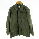 【中古】60's U.S.ARMY ジャングルファティーグ ジャケット 4th リップストップ SMALL SHORT DSA100-69-C-1161 MAC...