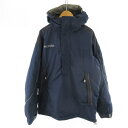 【中古】コロンビア Columbia SPORTS WEAR 90’S アノラックパーカー 中綿 ジャケット ブルゾン 紺 ネイビー グレー S ヴィンテージ ...