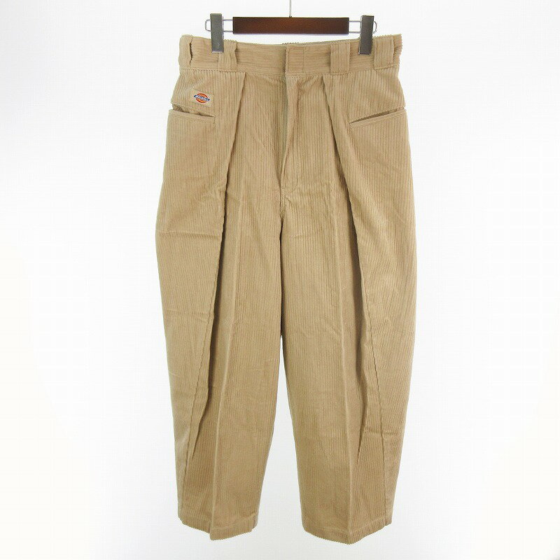 【中古】ウェルダー ディッキーズ WELLDER DICKIES Re874 Work Trousers コーデュロイ パンツ 太畝 WM22APT04 ブラウン 3 ボトムス メンズ 【ベクトル 古着】 251104