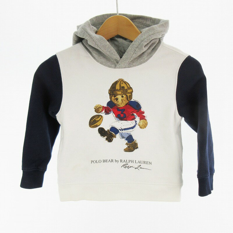 【中古】ポロ ラルフローレン POLO RALPH LAUREN 3/3T 100 キッズ 子供服 パーカー...