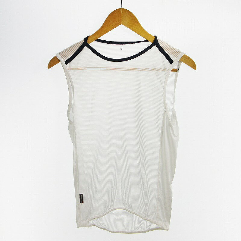 【中古】cafe du cycliste Beatrice カフェドシクリステ S ノースリーブ シャツ タ...