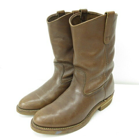 【中古】レッドウィング REDWING 1155 90s ヴィンテージ ペコス ブーツ 縦羽タグ レザー USA製 茶 ベルバリタン 7.5D 25.5cm相当 STK メンズ 【ベクトル 古着】 230920ブランドレッドウィング REDWING表記サイズ7.5D 25.5cm相当実寸サイズ筒周り：37cm　筒高：24cm　ヒールの高さ：2.5cm　足首：35cm　アウトソール実寸29.4cm　素材レザー色茶 ベルバリタン状態この商品には下記のようなダメージがあります。 ・右足外側のソール側面に2cm程度の汚れ ・左足かかと付近に5mm程度の傷 ・全体的にしわや小傷 ・ソールかかと部分のすり減り ※全体的に中古品としての使用感と上記のようなダメージがありますが、通常使用には支障のない商品です。掲載写真や記載内容をご確認いただき、ご理解の上ご購入ください。 付属品なし商品のお問い合わせの回答を休止しております。＊各商品ページの商品詳細等をご確認の上ご購入ください。【中古】レッドウィング REDWING 1155 90s ヴィンテージ ペコス ブーツ 縦羽タグ レザー USA製 茶 ベルバリタン 7.5D 25.5cm相当 STK メンズ 【ベクトル 古着】 230920状態ランク　”B”詳細については、下記および「状態ランクについて」ページをご覧ください。未使用・新品の商品ほぼ新品同様の商品使用感が少なく、かなり状態の良い商品使用感はあるが、傷や汚れの少ない商品使用感の他、傷や汚れが見られる商品かなり大きな傷みがある難あり商品※S〜CランクはUSED品となりますので、使用感をご理解の上でご入札下さい。状態ランクについてinformationブランドレッドウィング REDWING表記サイズ7.5D 25.5cm相当実寸サイズ筒周り：37cm　筒高：24cm　ヒールの高さ：2.5cm　足首：35cm　アウトソール実寸29.4cm　素材レザー色茶 ベルバリタン状態この商品には下記のようなダメージがあります。 ・右足外側のソール側面に2cm程度の汚れ ・左足かかと付近に5mm程度の傷 ・全体的にしわや小傷 ・ソールかかと部分のすり減り ※全体的に中古品としての使用感と上記のようなダメージがありますが、通常使用には支障のない商品です。掲載写真や記載内容をご確認いただき、ご理解の上ご購入ください。 付属品なし商品のお問い合わせの回答を休止しております。＊各商品ページの商品詳細等をご確認の上ご購入ください。本商品は一点物です他サイトや店舗にて販売している商品です。多少のお時間差にて欠品になることもございます。予めご了承頂ますようお願い致します。ベクトル・サイズガイドはこちらこの商品と同じブランドの商品を見る