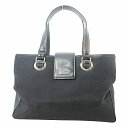 【中古】クレイサス CLATHAS ハンドバッグ ショルダーバッグ ナイロン ブラック 黒 0306 レディース 【ベクトル 古着】 250306