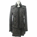 【中古】ジルスチュアート JILL STUART ツイード セットアップ スカート スーツ S 黒 マルチカラー 0313 ■GY09 レディース 【ベクトル ...