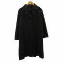 【中古】ランバン LANVIN COLLECTION ナイロントレンチコート ロング 黒 ブラック 38 約M ■GY09 レディース 【ベクトル 古着】 250509(4)