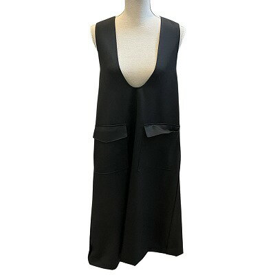 【中古】ランバンオンブルー LANVIN en Bleu 美品 近年 ノースリーブ ワンピース ひざ丈 Uネック フレア 無地 厚手 36 約Sサイズ 黒 ブラック レディース 【ベクトル 古着】 250517 【中古】ランバンオンブルー LANVIN en Bleu 美品 近年 ノースリーブ ワンピース ひざ丈 Uネック フレア 無地 厚手 36 約Sサイズ 黒 ブラック レディース 【ベクトル 古着】 250517