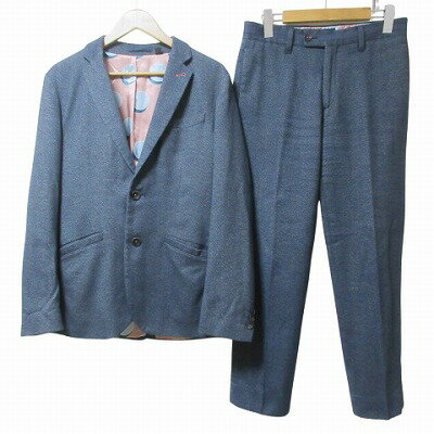【中古】テッドベーカー TED BAKER スーツ テーラードジャケット 2B シングル 総裏地 パンツ スラックス S〜M相当 2 28S 紺 ネイビー ■GY09 X メンズ 【ベクトル 古着】 250607 【中古】テッドベーカー TED BAKER スーツ テーラードジャケット 2B シングル 総裏地 パンツ スラックス S〜M相当 2 28S 紺 ネイビー ■GY09 X メンズ 【ベクトル 古着】 250607