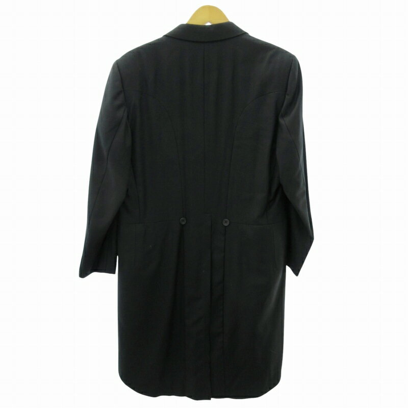 【中古】ART'S TAILOR アーツテイラー タキシード 燕尾服 スリーピース フォーマル セレモニー 黒 ブラック グレー 約M メンズ 【ベクトル 古着】 250726