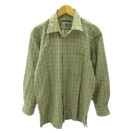 【中古】オースチン リード Austin Reed 美品 シャツ チェック柄 ウール 長袖 M 茶 ブラウン系 0826 メンズ 【ベクトル 古着】 250826 【中古】オースチン リード Austin Reed 美品 シャツ チェック柄 ウール 長袖 M 茶 ブラウン系 0826 メンズ 【ベクトル 古着】 250826
