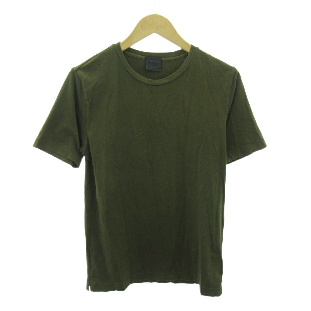 【中古】トゥモローランド TOMORROWLAND Tシャツ カットソー 無地 半袖 M カーキ 1018 ■YHS6 レディース 【ベクトル 古着】 251018