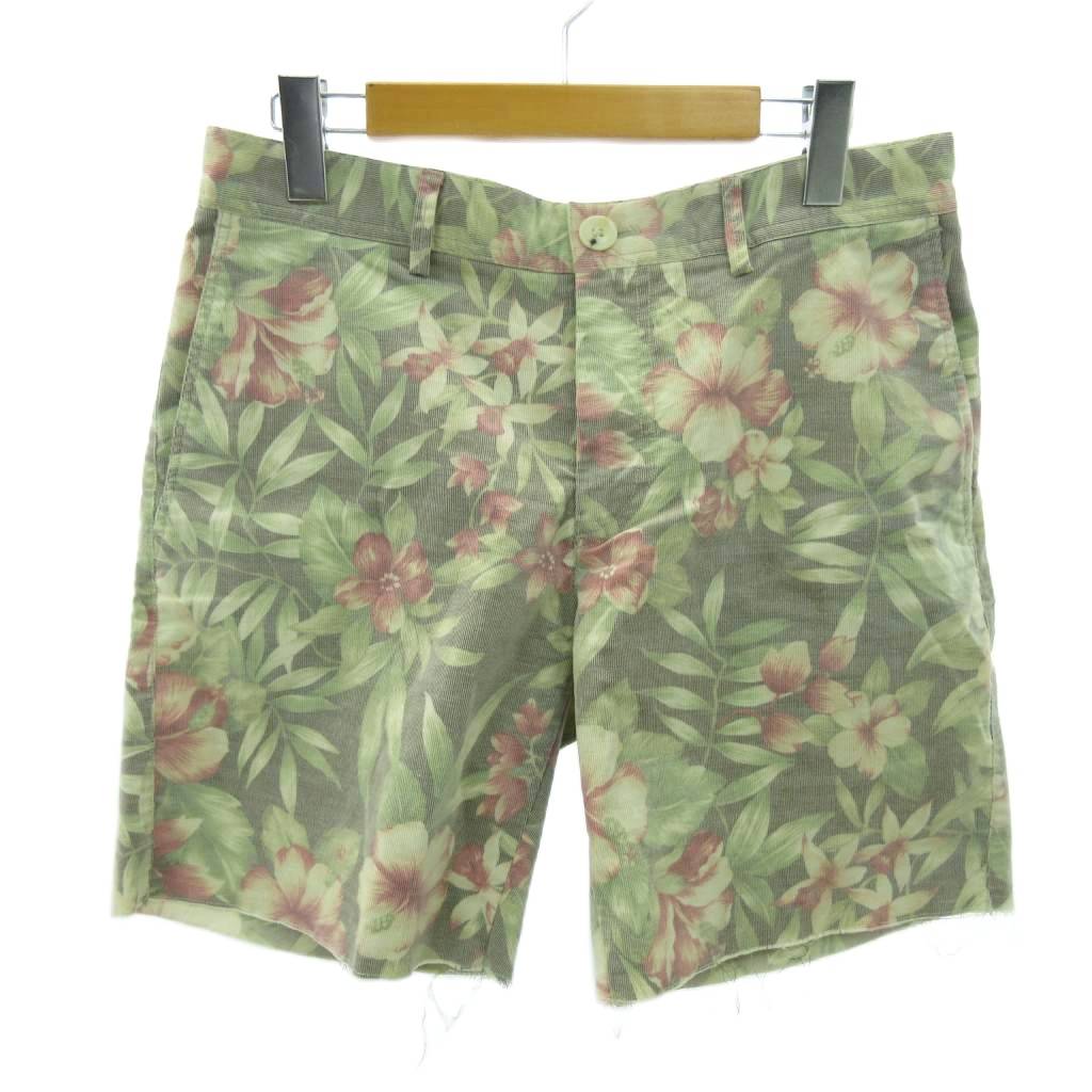 【中古】エストネーション ESTNATION ショートパンツ 花柄 カットオフ M マルチカラー 1011 ■YHS6 メンズ 【ベクトル 古着】 251011