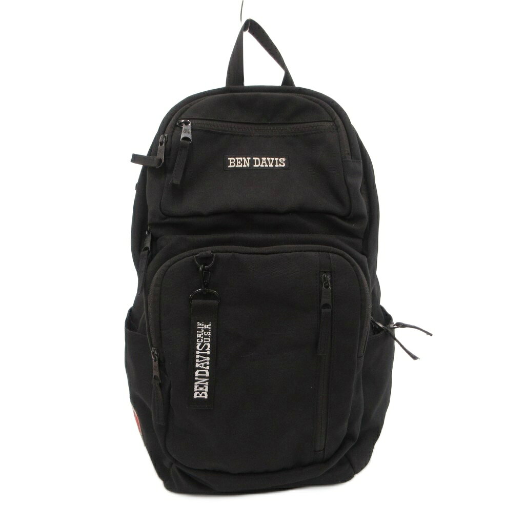 樂天商城 - 【中古】ベンデイビス BEN DAVIS リュックサック デイパック ロゴ 黒 ブラック /JS メンズ 【ベクトル 古着】 260523