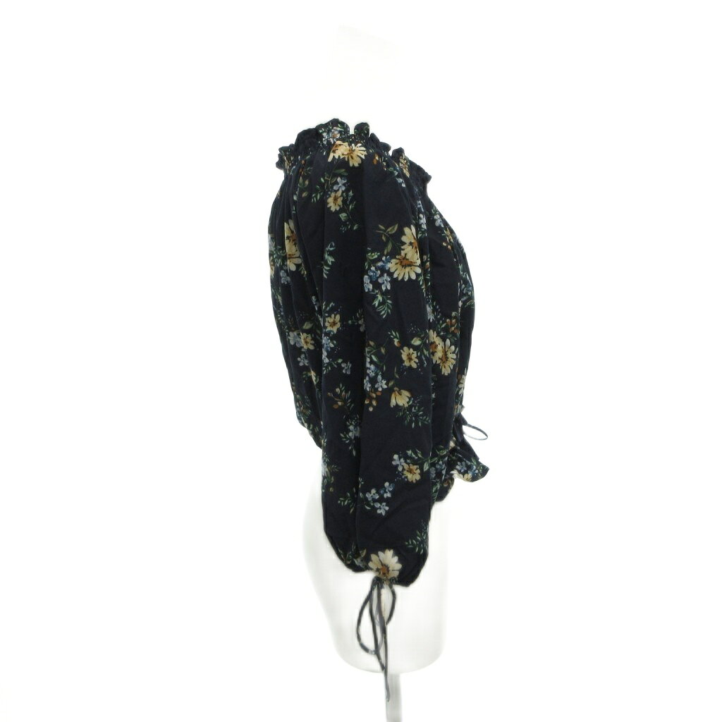【中古】リエディ Re:EDIT カットソー M 紺 ネイビー 花柄 オフショルダー 七分袖 /TL レディース 【ベクトル 古着】 260518 vectorpremium-19148518 ブランド古着ベクトルプレミアム店 サンプル画像3