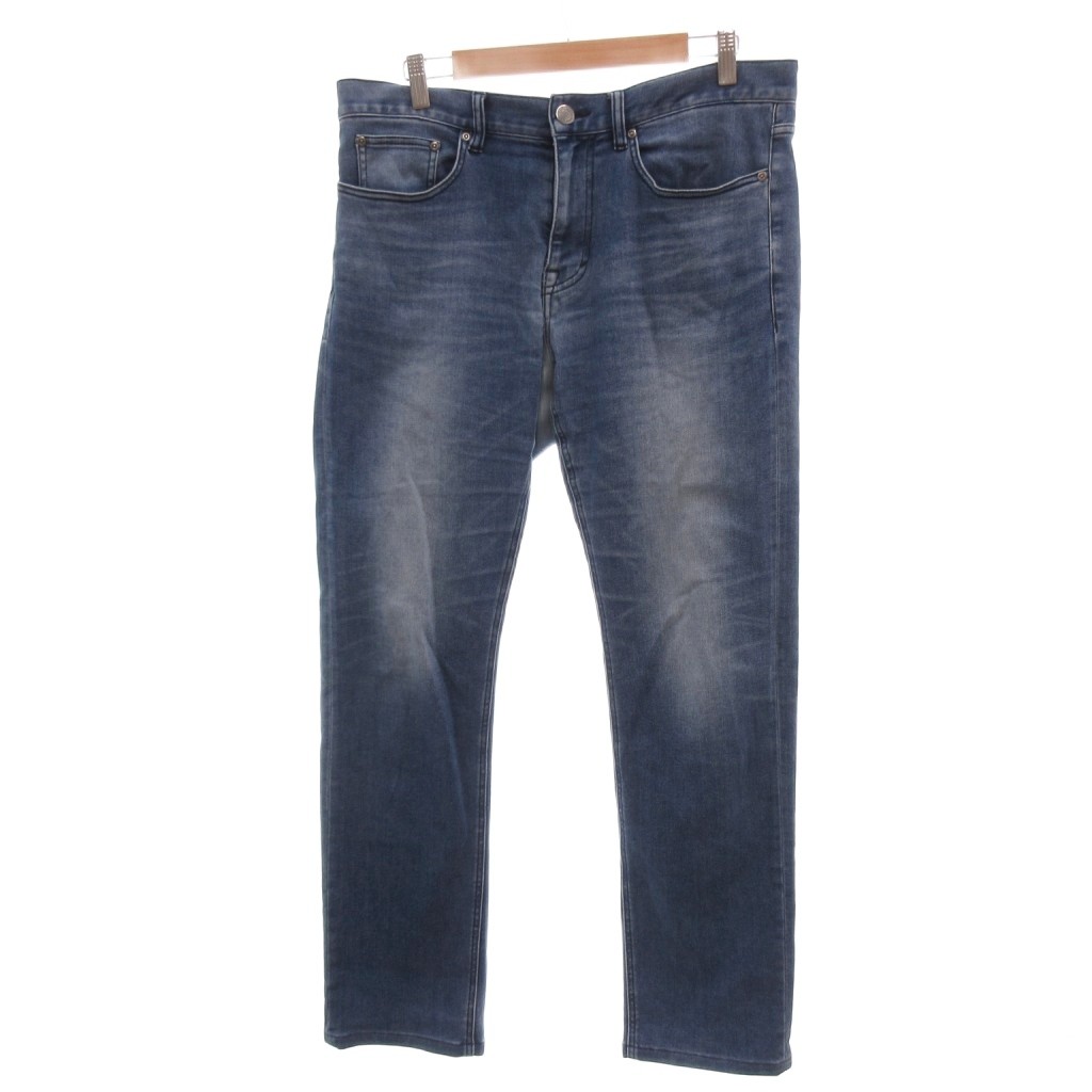 [중고] 블랙 라벨 크레스트 브릿지 BLACK LABEL CRESTBRIDGE 데님 팬츠 청바지 LL 블루 블루 전체 길이 워시 가공 /NL [벡터 헌옷] 260520