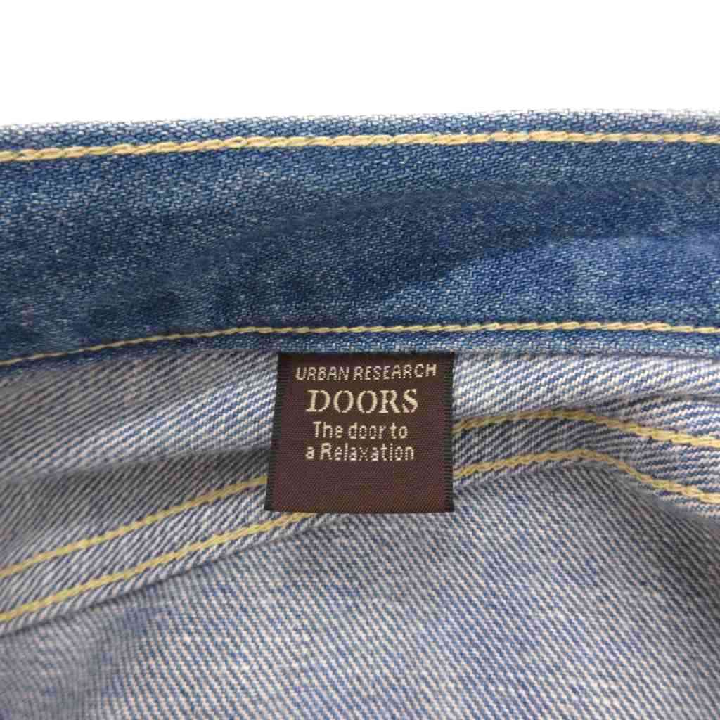 【中古】アーバンリサーチ ドアーズ URBAN RESEARCH DOORS デニムスカート 36 青 ブルー ロング丈 Aラインシルエット /NL ■STK レディース 【ベクトル 古着】 260522 3