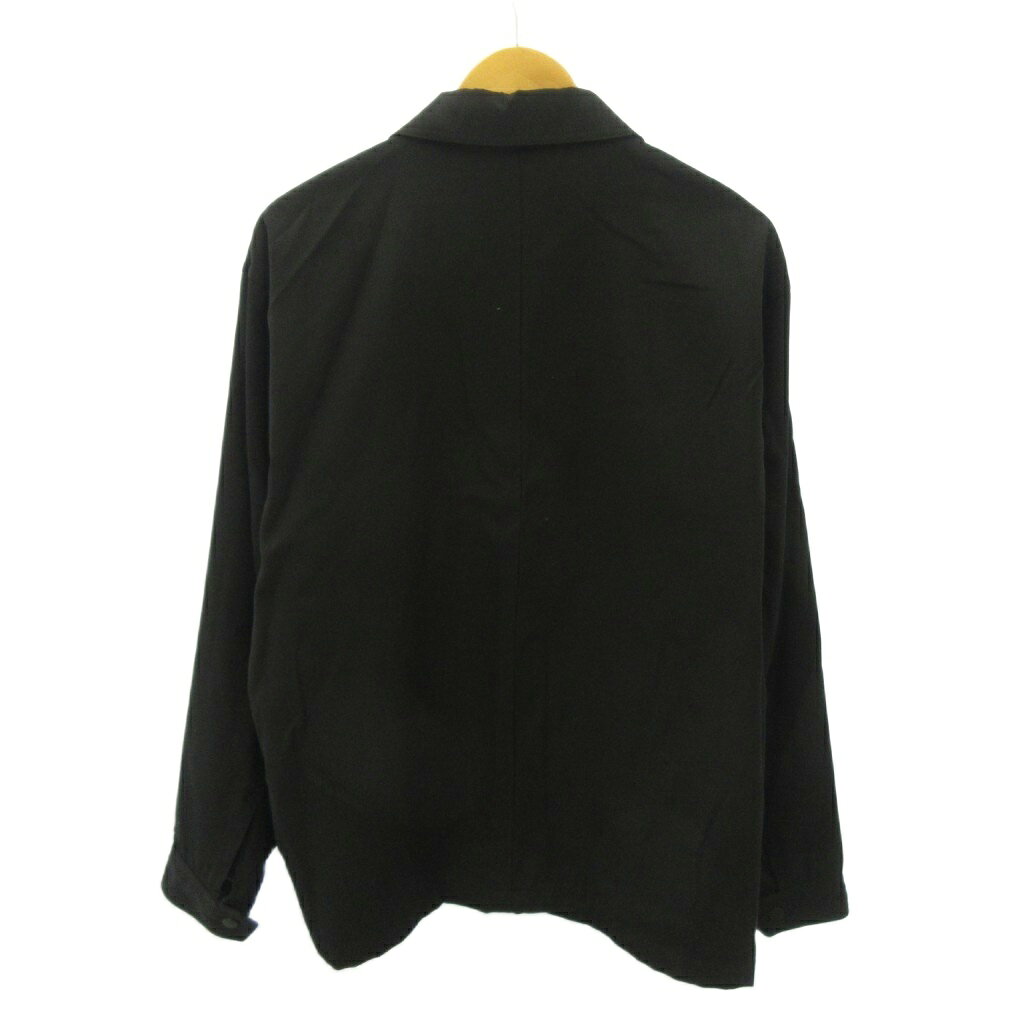 【中古】オブシディアン OBSIDIAN CLEAR TWILL ZIP UP BLOUSON ブルゾン ロゴ 刺繍...