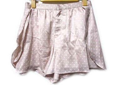 リランドチュール Rirandture パンツ ボトムス ショートパンツ ドット柄 ピンク 2 レディース 【中古】【ベクトル 古着】 180827 ブランド古着ベクトルプレミアム店