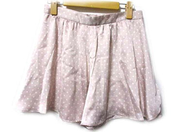 リランドチュール Rirandture パンツ ボトムス ショートパンツ ドット柄 ピンク 2 レディース 【中古】【ベクトル 古着】 180827 ブランド古着ベクトルプレミアム店