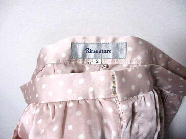 リランドチュール Rirandture パンツ ボトムス ショートパンツ ドット柄 ピンク 2 レディース 【中古】【ベクトル 古着】 180827 ブランド古着ベクトルプレミアム店
