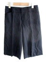 【中古】la.f... パンツ ハーフパンツ 膝丈 フォーマル ウール 無地 黒 1S レディース 【ベクトル 古着】 200303 ベクトルプレミアム店(4)