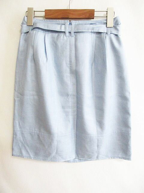 【中古】ケティ KETTY 膝丈 スカート リボンベルト 青 2 レディース 【ベクトル 古着】 200610 ベクトルプレミアム店 2