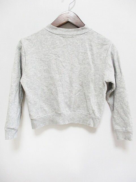 【中古】JENNI Love トレーナー ハーフジップ 長袖 キッズ グレー 130 キッズ 【ベ...