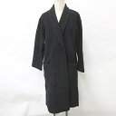 【中古】フリークスストア FREAKS STORE ARDITES コート ロング丈 ショールカラー ドロップショルダー ウール 黒 ブラック F レディース 【ベクトル 古着】 250204