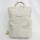 【中古】キャプテンアンドサン KAPTEN SON リュックサック バックパック ハンドバッグ 2WAY ロゴ ベージュ レディース 【ベクトル 古着】 250...