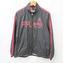 【中古】ルコックスポルティフ le coq sportif ゴルフ スポーツウェア ジャケット ウインドブレーカ 長袖 ジップアップ スタンドカラー 裏メッシュ グレー O メンズ 【ベクトル 古着】 250316